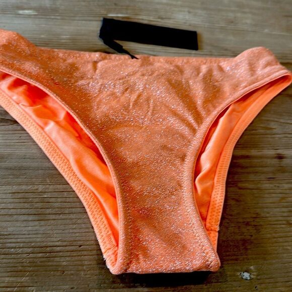 TRIANGL BOTTOM ONLY DYLLA - APRICOT SPARKLE NO BAG - Picture 3 of 4